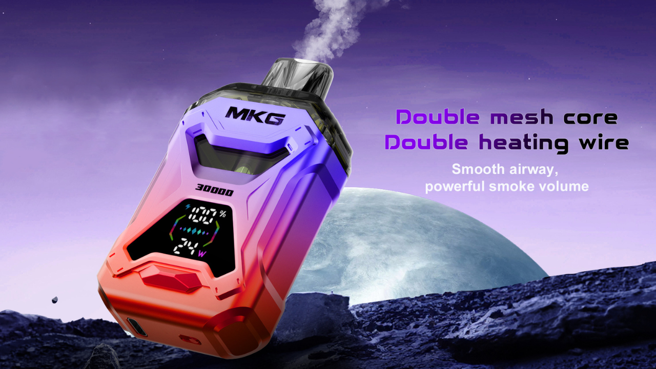 Control Your Clouds: MKG X Vape with Air Regulating Valve